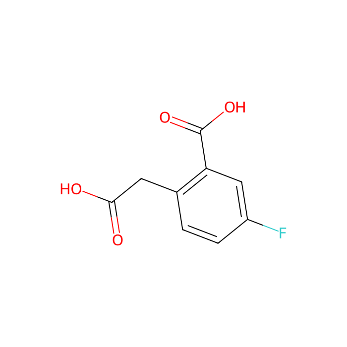 2-(羧甲基)-5-氟苯甲酸