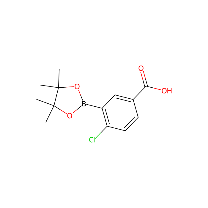 4-氯-3-(4,4,5,5-四甲基-1,3,2-二氧硼杂环戊烷-2-基)苯甲酸