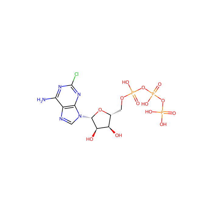 2-chloroadenosine-5-triphosphate, P2Y 1 受体拮抗剂