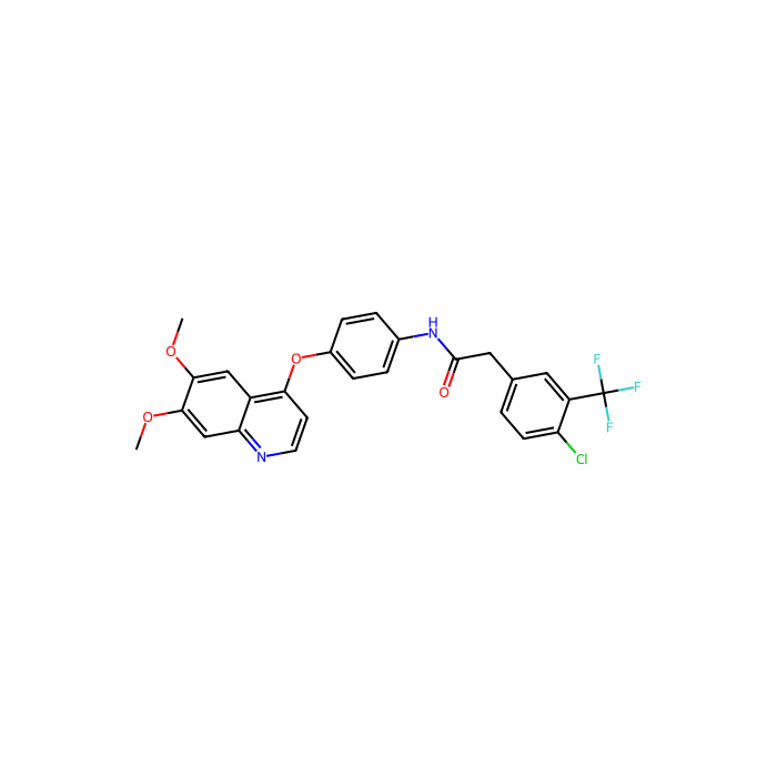 c-Kit-IN-3, 集落刺激因子 1 受体抑制剂；盘状结构域受体酪氨酸激酶 1 抑制剂；fms 相关受体酪氨酸激酶 4 抑制剂；KIT 原癌基因受体酪氨酸激酶抑制剂；血小板衍生生长因子受体 alpha 抑制剂；血小板衍生生长因子受体 beta 抑制剂