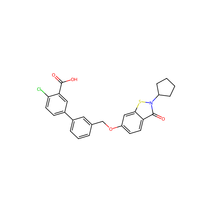 2-chloro-5-(3-{[(2-cyclopentyl-3-oxo-2,3-dihydro-1,2-benzothiazol-6-yl)oxy]methyl}phenyl)benzoic acid, mGlu 2 受体的异构调节剂
