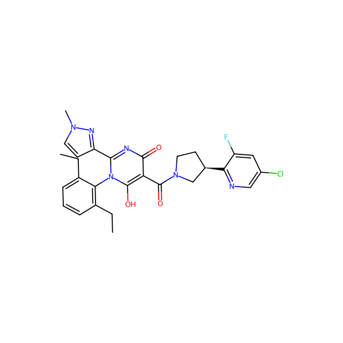 5-[(3R)-3-(5-chloro-3-fluoropyridin-2-yl)pyrrolidine-1-carbonyl]-3-(2,6-diethylphenyl)-6-hydroxy-2-(1-methylpyrazol-3-yl)pyrimidin-4-one, 凋亡素受体激动剂