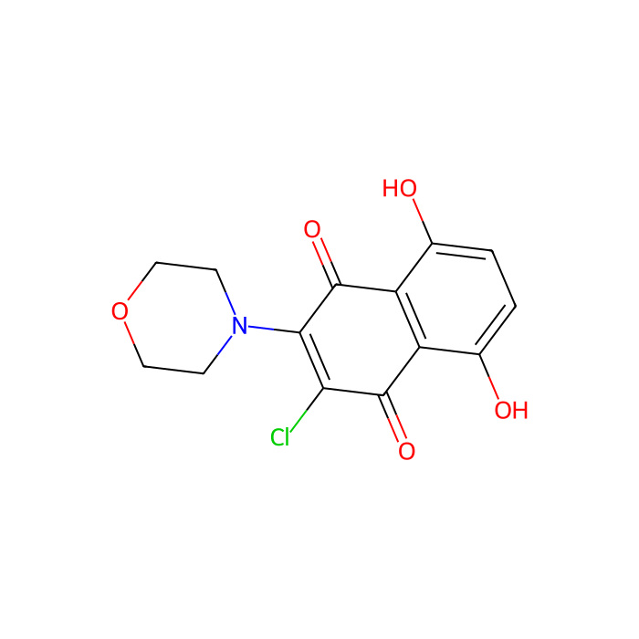 6-chloro-5,8-dihydroxy-7-morpholin-4-ylnaphthalene-1,4-dione, GPR55 激动剂
