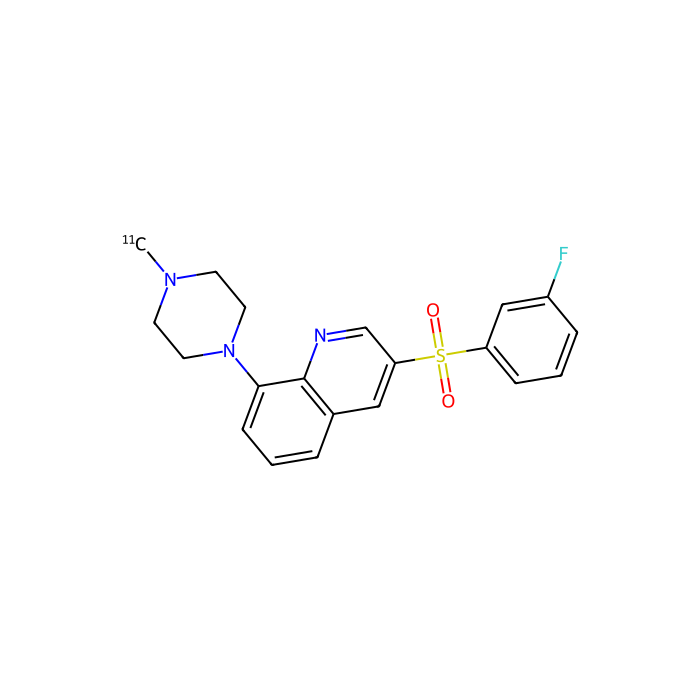 [¹¹C]GSK215083, 5-HT 2A 受体拮抗剂；5-HT 6 受体拮抗剂