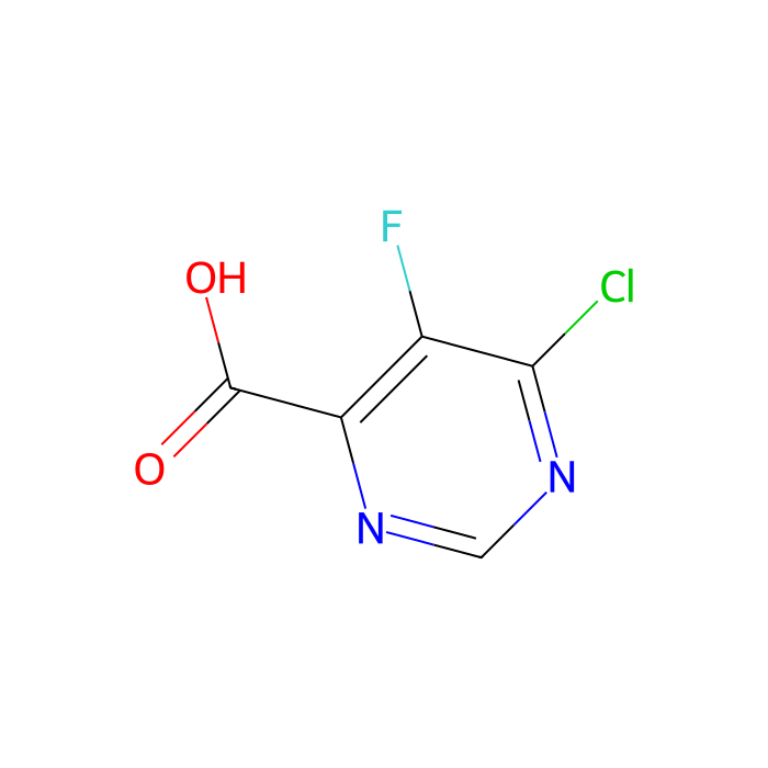 6-chloro-5-fluoro-pyrimidine-4-carboxylic acid