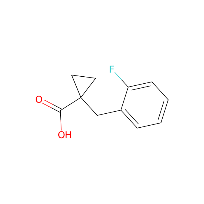1-[(2-fluorophenyl)methyl]cyclopropane-1-carboxylic acid