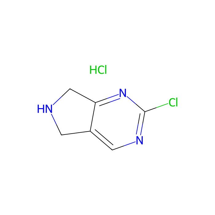 2-chloro-5H,6H,7H-pyrrolo[3,4-d]pyrimidine hydrochloride