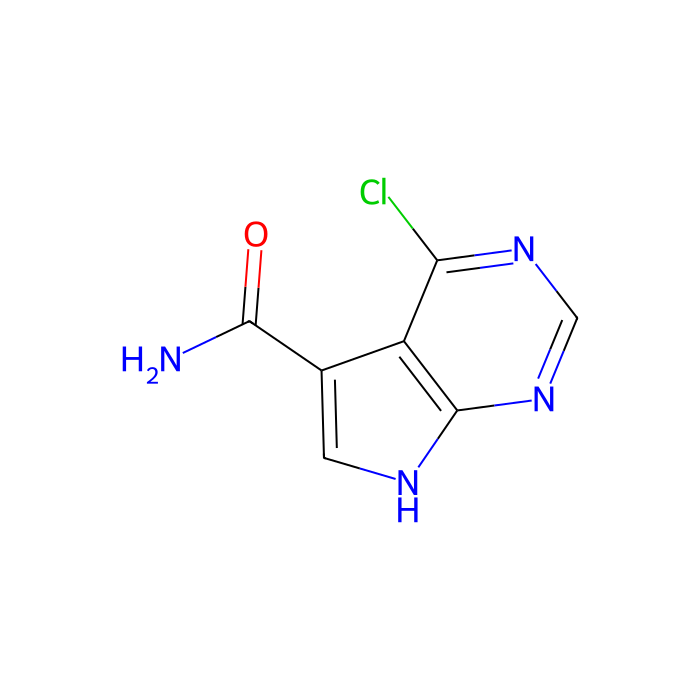 4-chloro-7H-pyrrolo[2,3-d]pyrimidine-5-carboxamide