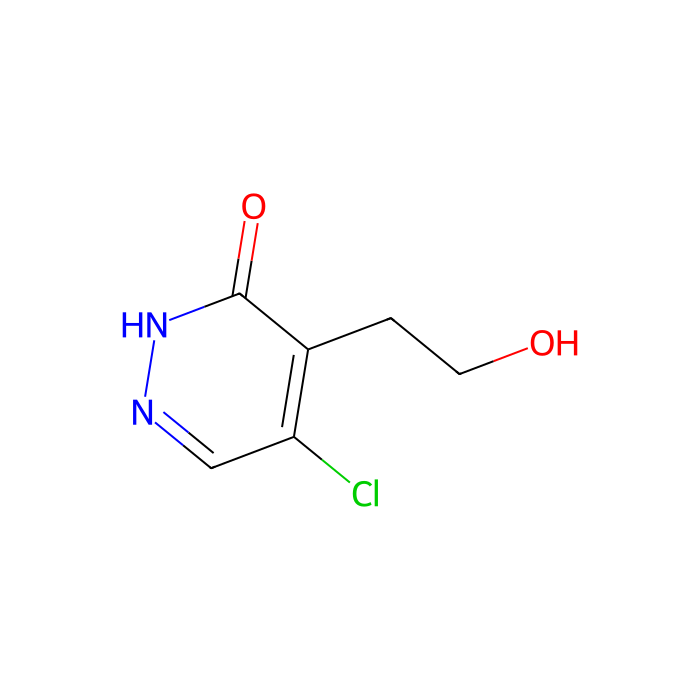 4-chloro-5-(2-hydroxyethyl)-1H-pyridazin-6-one