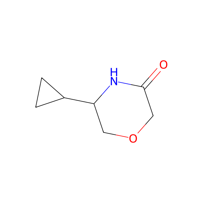 (5S)-5-cyclopropylmorpholin-3-one