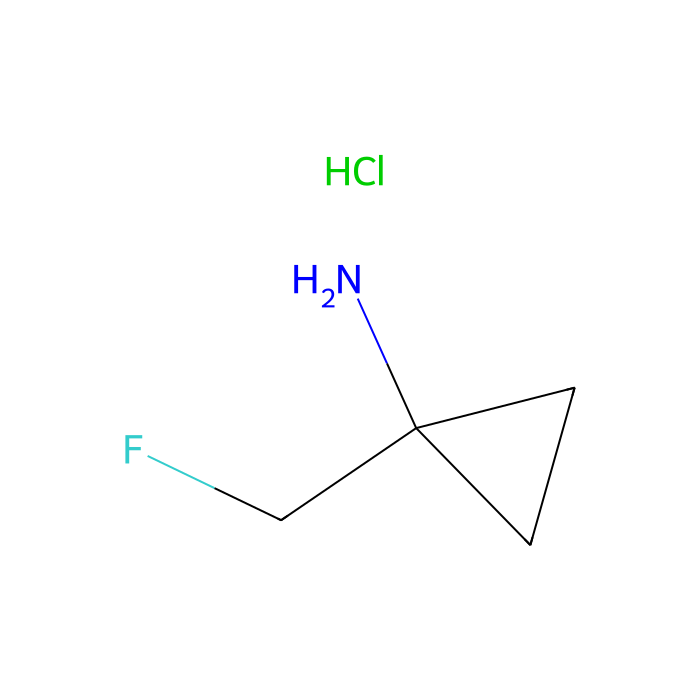 1-(fluoromethyl)cyclopropanamine;hydrochloride