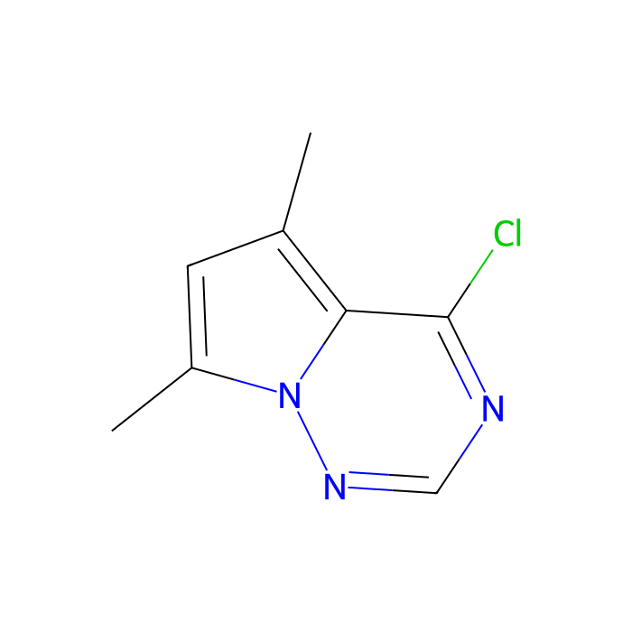 4-chloro-5,7-dimethylpyrrolo[2,1-f][1,2,4]triazine