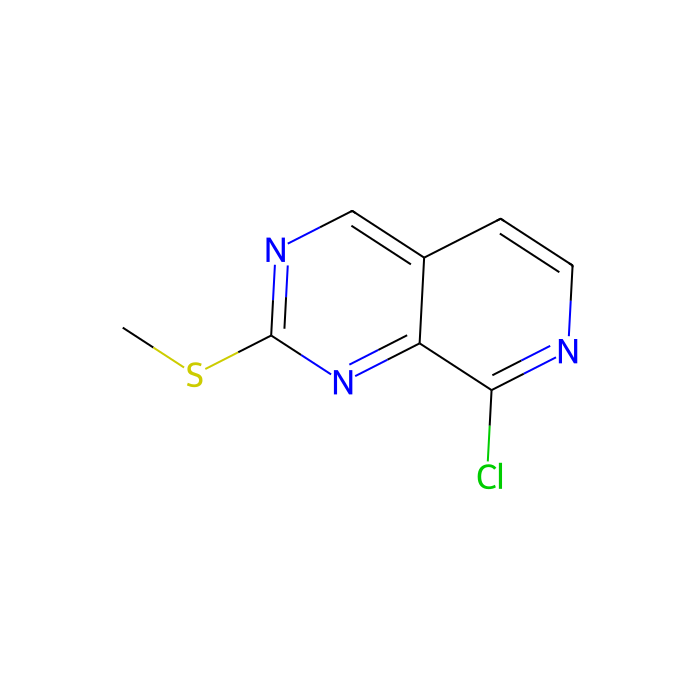 8-chloro-2-(methylsulfanyl)pyrido[3,4-d]pyrimidine