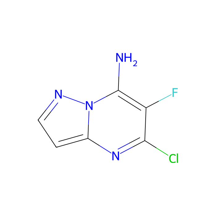 5-chloro-6-fluoro-pyrazolo[1,5-a]pyrimidin-7-amine
