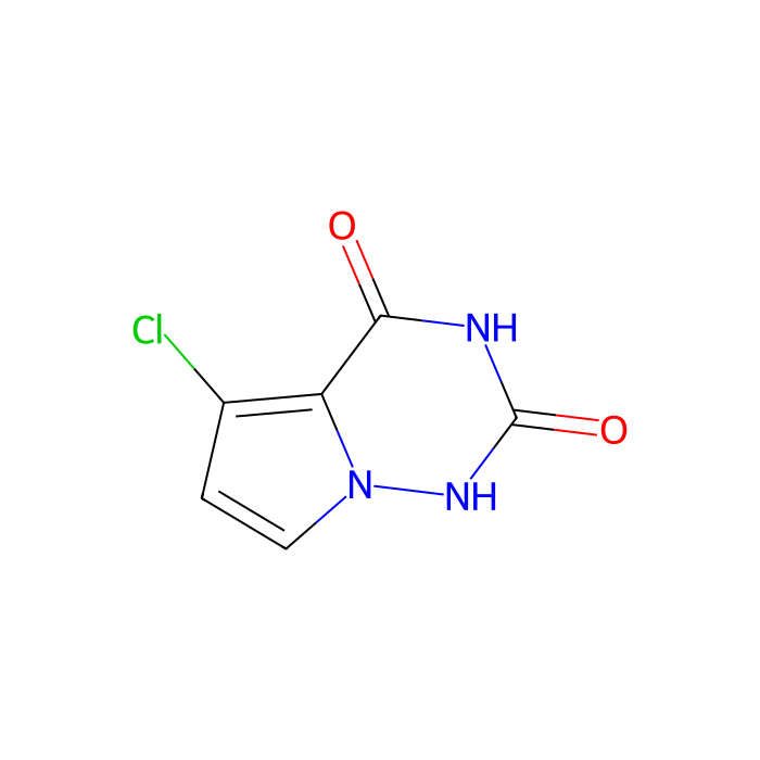 5-chloro-1H-pyrrolo[2,1-f][1,2,4]triazine-2,4-dione
