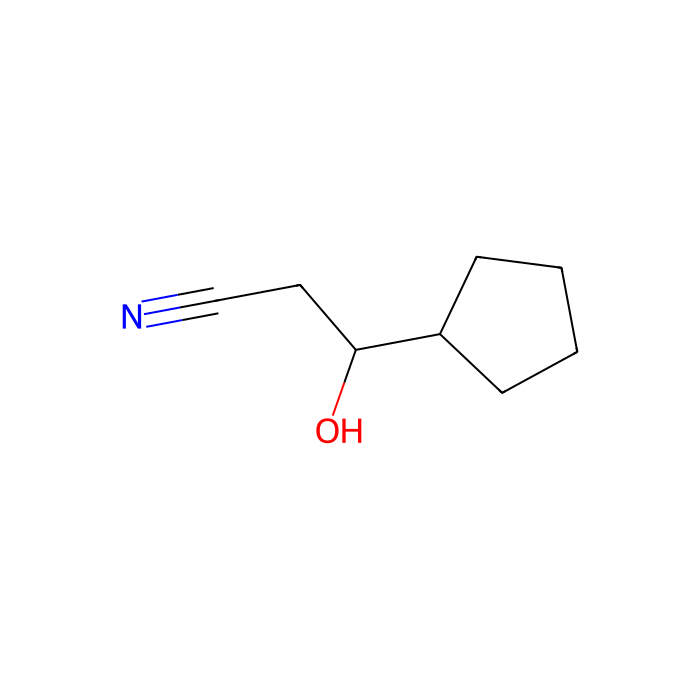 (3S)-3-cyclopentyl-3-hydroxy-propanenitrile