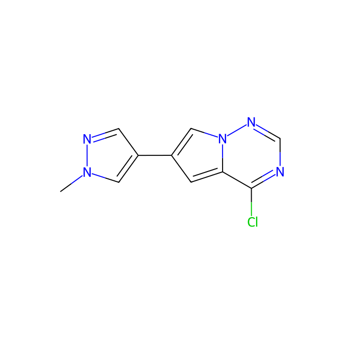 4-chloro-6-(1-methylpyrazol-4-yl)pyrrolo[2,1-f][1,2,4]triazine