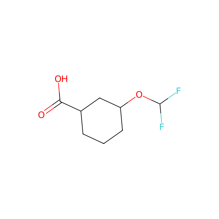 3-(difluoromethoxy)cyclohexanecarboxylic acid