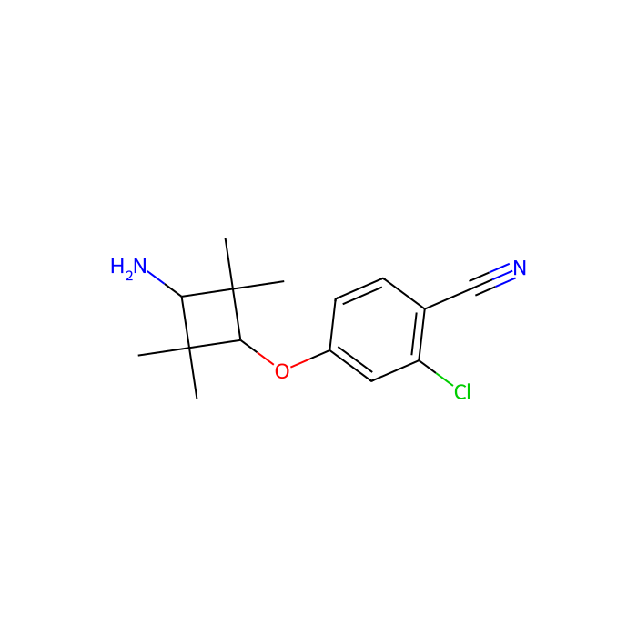 2-chloro-4-[trans-3-amino-2,2,4,4-tetramethylcyclobutoxy]benzonitrile