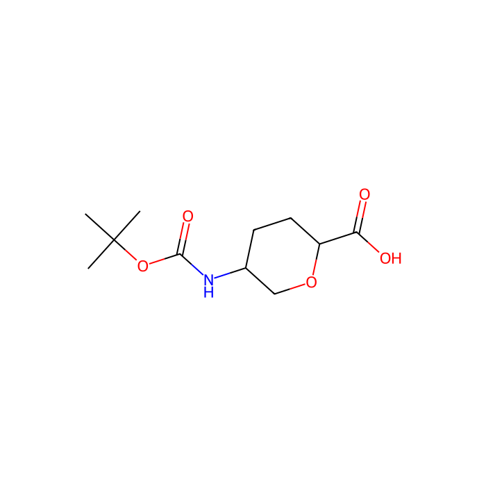 cis-5-(tert-butoxycarbonylamino)tetrahydropyran-2-carboxylic acid