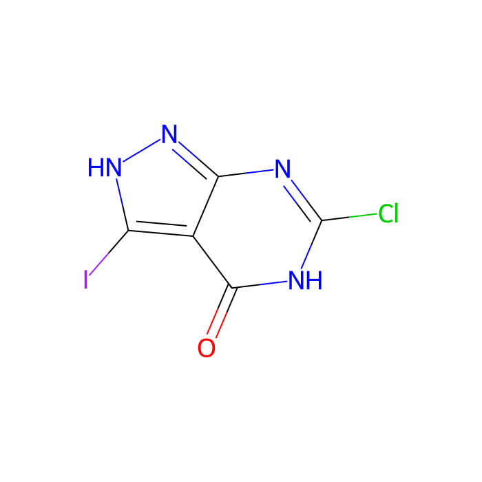 6-chloro-3-iodo-1,5-dihydropyrazolo[3,4-d]pyrimidin-4-one
