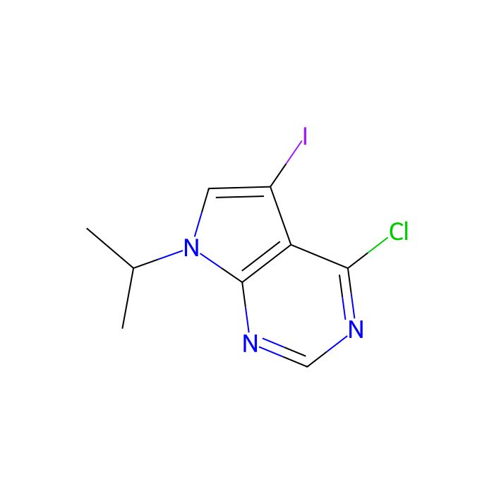 4-chloro-5-iodo-7-isopropyl-pyrrolo[2,3-d]pyrimidine
