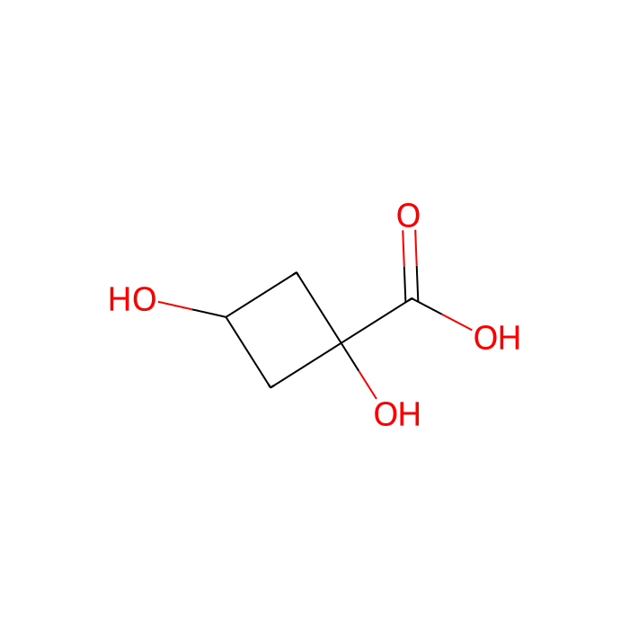 cis-1,3-dihydroxycyclobutane-1-carboxylic acid