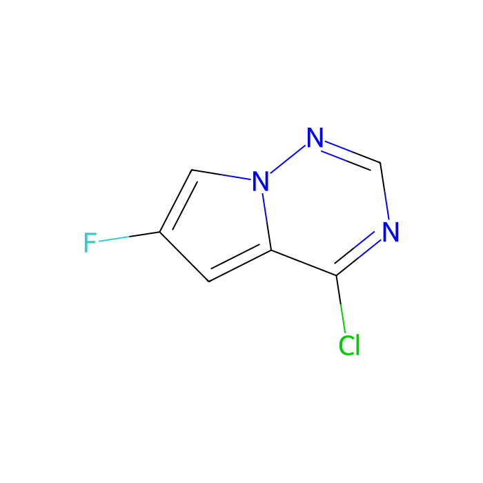 4-chloro-6-fluoropyrrolo[2,1-f][1,2,4]triazine