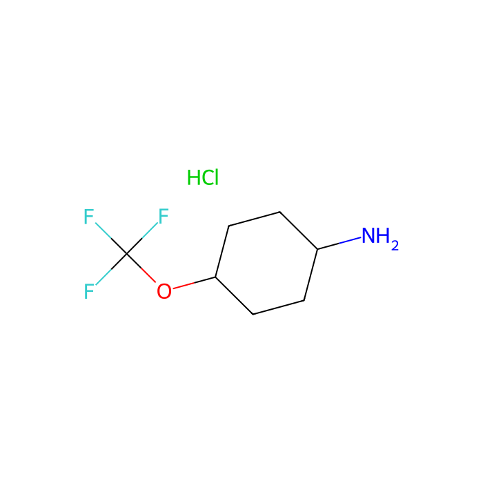cis-4-(trifluoromethoxy)cyclohexanamine;hydrochloride