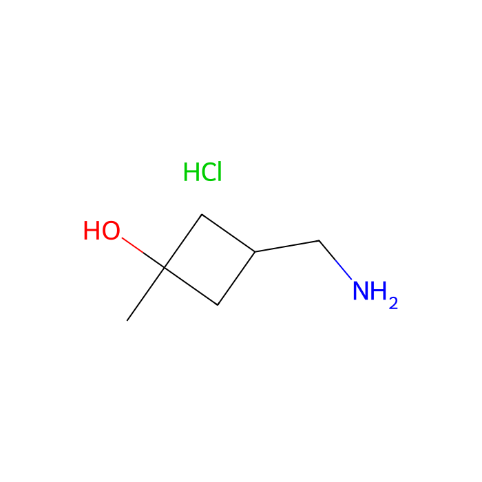 cis-3-(aminomethyl)-1-methyl-cyclobutanol;hydrochloride