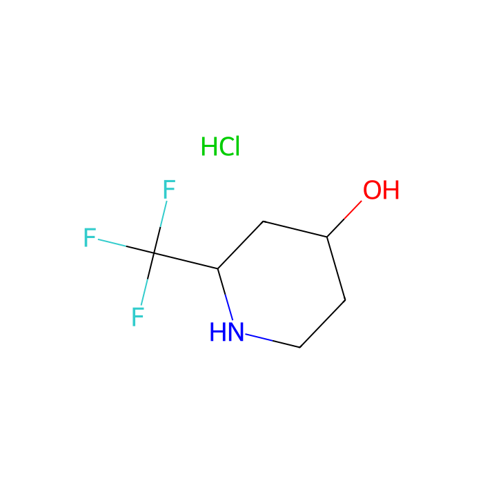 cis-2-(trifluoromethyl)piperidin-4-ol;hydrochloride