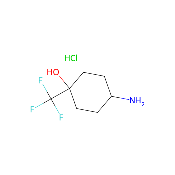 cis-4-amino-1-(trifluoromethyl)cyclohexanol;hydrochloride