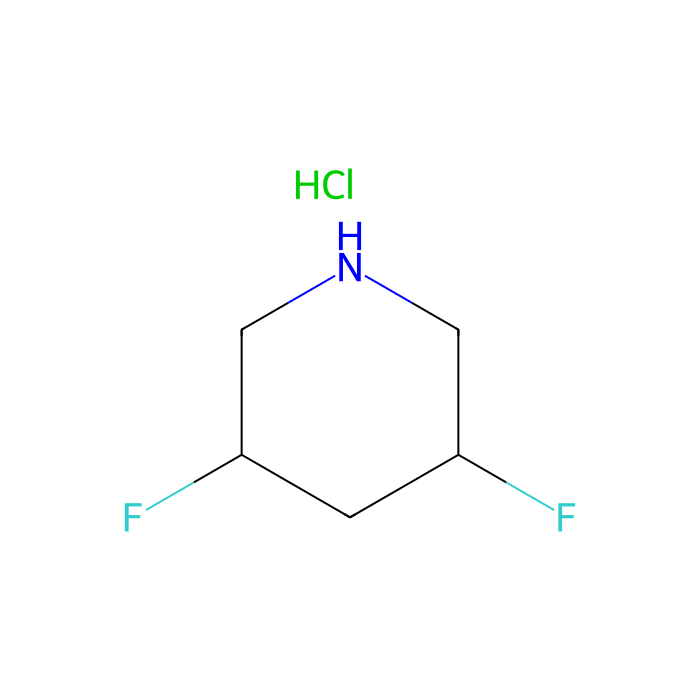 cis-3,5-difluoropiperidine;hydrochloride