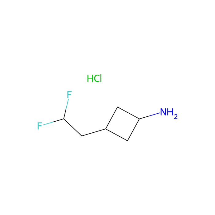 3-(2,2-difluoroethyl)cyclobutanamine;hydrochloride