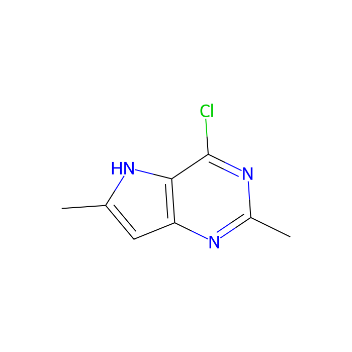 4-chloro-2,6-dimethyl-5h-pyrrolo[3,2-d]pyrimidine