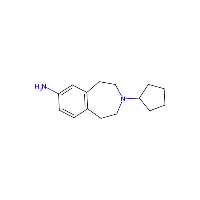 3-cyclopentyl-1,2,4,5-tetrahydro-3-benzazepin-7-amine