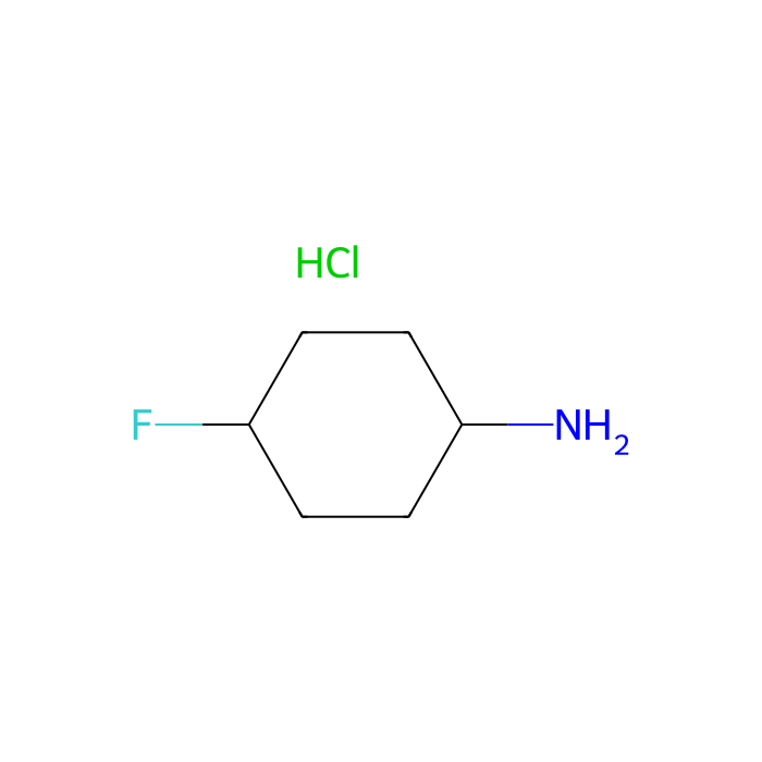 cis-4-fluorocyclohexanamine;hydrochloride