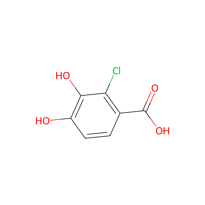 2-chloro-3,4-dihydroxy-benzoic acid