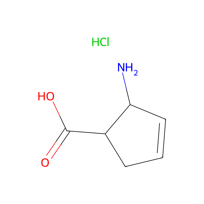 cis-2-aminocyclopent-3-ene-1-carboxylic acid;hydrochloride