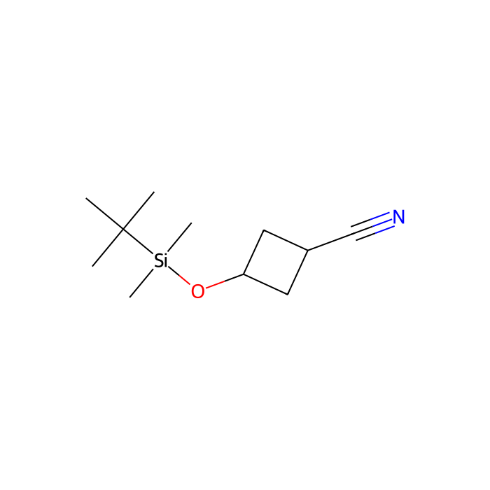 3-[(tert-butyldimethylsilyl)oxy]cyclobutane-1-carbonitrile