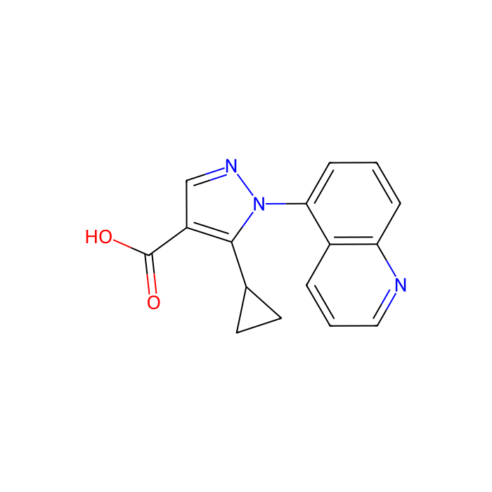 5-cyclopropyl-1-(5-quinolyl)pyrazole-4-carboxylic acid