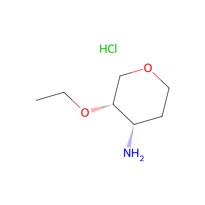 cis-3-ethoxytetrahydropyran-4-amine;hydrochloride
