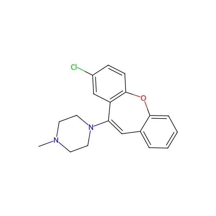 2-Chloro-11-(4-methylpiperazino)dibenz(b,f)oxepin