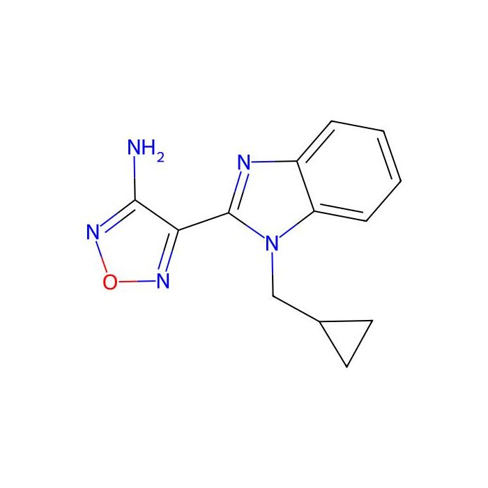 4-[1-(Cyclopropylmethyl)-1H-benzimidazol-2-yl]-1,2,5-oxadiazol-3-amine