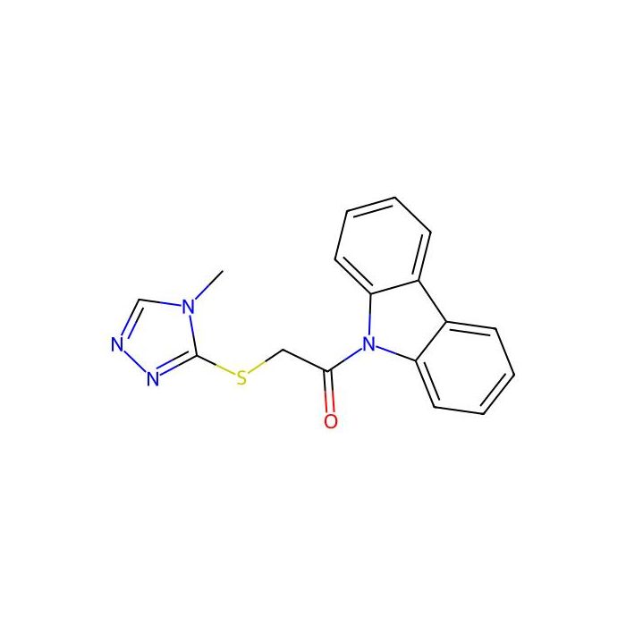 1-Carbazol-9-yl-2-[(4-methyl-1,2,4-triazol-3-yl)sulfanyl]ethanone