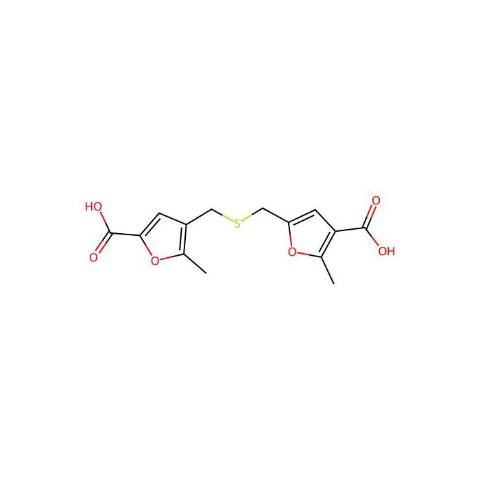 4-{[(4-Carboxy-5-methyl(2-furyl))methylthio]methyl}-5-methylfuran-2-carboxylic acid