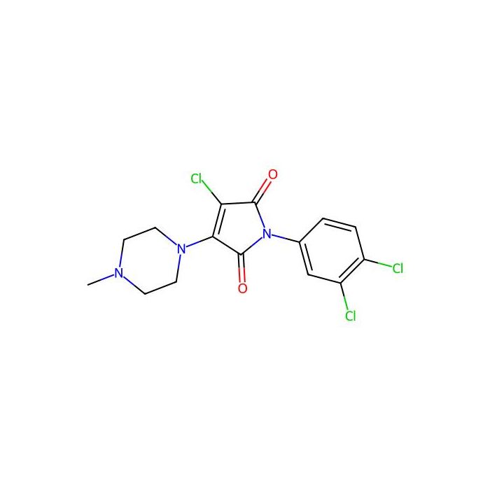 3-Chloro-1-(3,4-dichlorophenyl)-4-(4-methylpiperazin-1-yl)pyrrole-2,5-dione