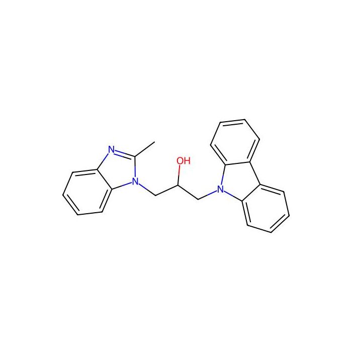 1-Carbazol-9-yl-3-(2-methyl-benzoimidazol-1-yl)-propan-2-ol
