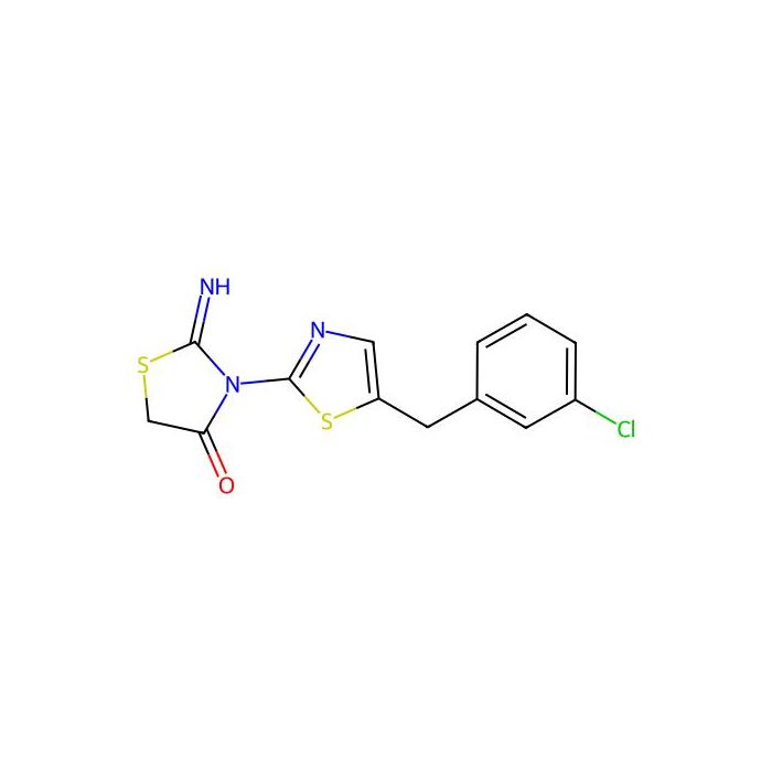 3-(5-(3-Chlorobenzyl)thiazol-2-yl)-2-iminothiazolidin-4-one