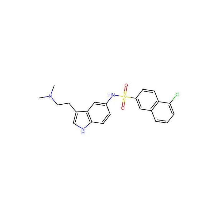 5-chloro-N-[3-[2-(dimethylamino)ethyl]-1H-indol-5-yl]naphthalene-2-sulfonamide